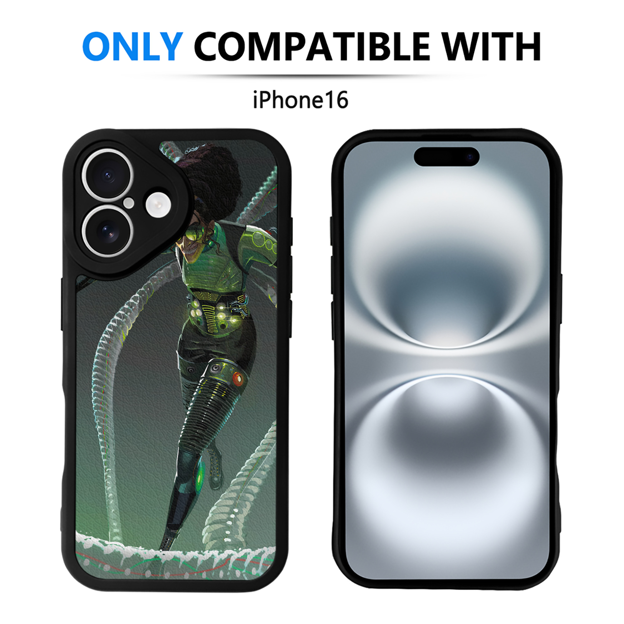 Spider Man スパイダーマン 【iPhone 16シリーズ対応】シリコンスマホケース（レザー調） 材質：シリコン